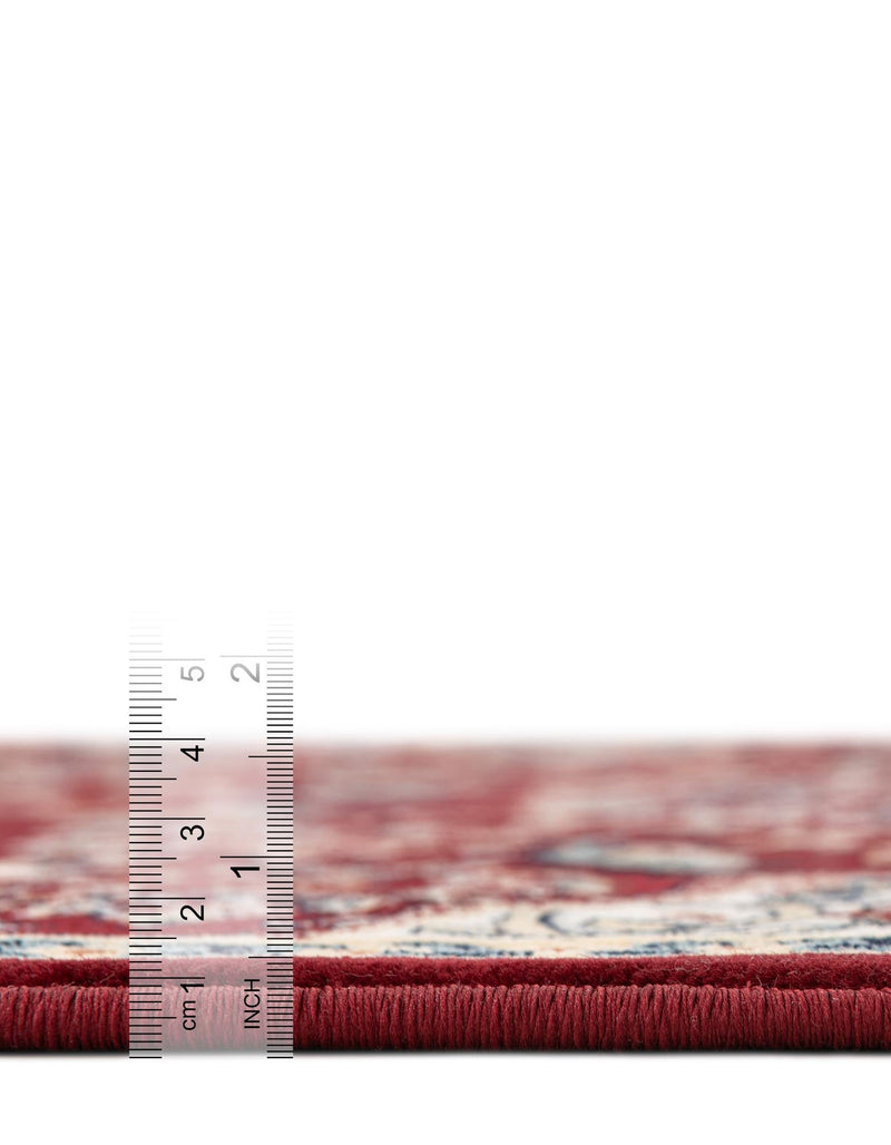 Persian Elegance Collection Area Rug -  Qom Rectangle Burgundy  lifestyle 58