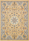 Persian Elegance Collection Area Rug -  Qom Rectangle Beige  lifestyle 6