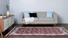 Persian Elegance Collection Area Rug -  Yazd Rectangle Burgundy  lifestyle 12