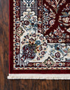 Persian Elegance Collection Area Rug -  Yazd Rectangle Burgundy  lifestyle 27