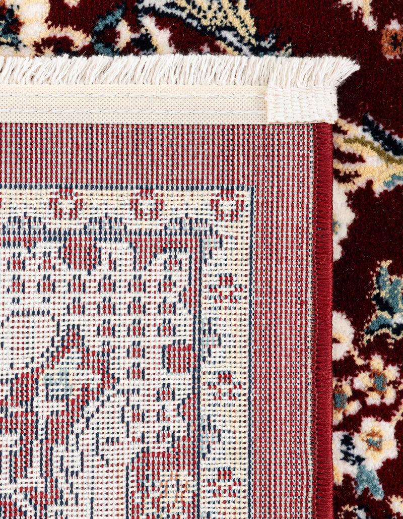 Persian Elegance Collection Area Rug -  Yazd Rectangle Burgundy  lifestyle 69