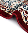 Persian Elegance Collection Area Rug -  Yazd Rectangle Burgundy  lifestyle 73