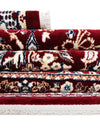 Persian Elegance Collection Area Rug -  Yazd Rectangle Burgundy  lifestyle 78