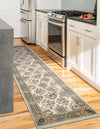 Persian Elegance Collection Area Rug -  Yazd Runner Ivory  lifestyle 110