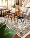 Persian Elegance Collection Area Rug -  Yazd Rectangle Ivory  lifestyle 33