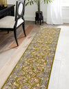 Persian Elegance Collection Area Rug -  Yazd Runner Green  lifestyle 112