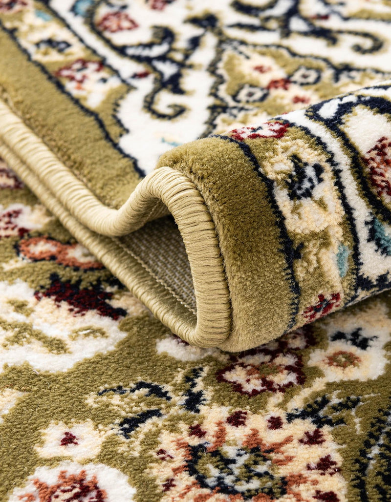 Persian Elegance Collection Area Rug -  Yazd Runner Green  lifestyle 182