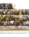 Persian Elegance Collection Area Rug -  Yazd Runner Green  lifestyle 204