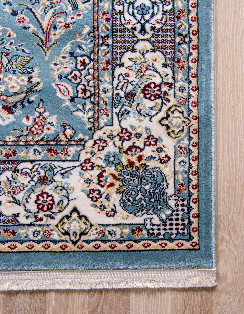 Persian Elegance Collection Area Rug -  Yazd Rectangle Blue  lifestyle 64