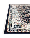 Persian Elegance Collection Area Rug -  Yazd Rectangle Navy Blue  lifestyle 66