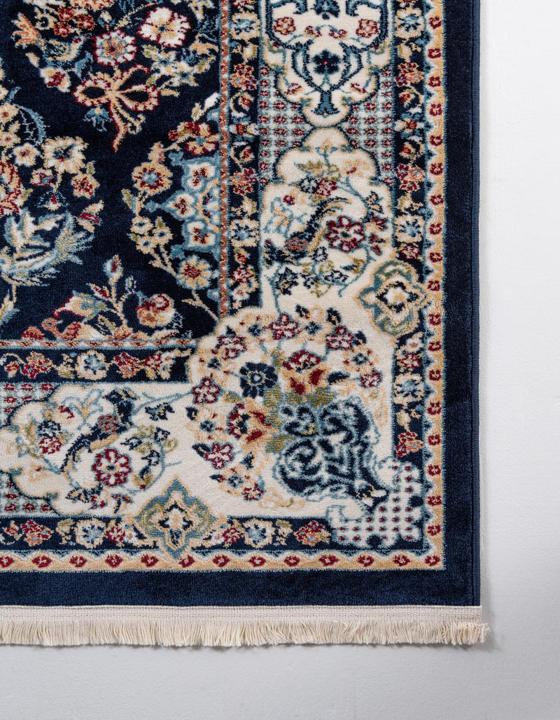 Persian Elegance Collection Area Rug -  Yazd Rectangle Navy Blue  lifestyle 72