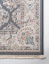 Persian Elegance Collection Area Rug -  Yazd Rectangle Navy Blue  lifestyle 74
