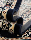 Persian Elegance Collection Area Rug -  Yazd Rectangle Navy Blue  lifestyle 86