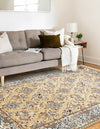 Persian Elegance Collection Area Rug -  Yazd Rectangle Beige  lifestyle 19
