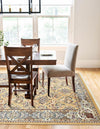 Persian Elegance Collection Area Rug -  Yazd Rectangle Beige  lifestyle 44