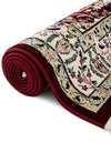 Persian Elegance Collection Area Rug -  Kerman (Burgundy) Runner Burgundy  lifestyle 37