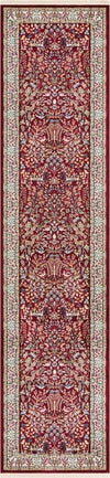 Persian Elegance Collection Area Rug -  Kerman (Burgundy) Runner Burgundy  lifestyle 6