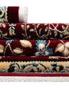 Persian Elegance Collection Area Rug -  Kerman (Burgundy) Rectangle Burgundy  lifestyle 5