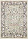 Persian Elegance Collection Area Rug -  Kerman (Ivory) Rectangle Ivory Main