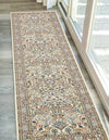 Persian Elegance Collection Area Rug -  Kerman (Ivory) Runner Ivory  lifestyle 15
