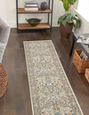 Persian Elegance Collection Area Rug -  Kerman (Ivory) Runner Ivory  lifestyle 17
