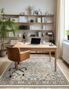 Persian Elegance Collection Area Rug -  Kerman (Ivory) Rectangle Ivory  lifestyle 10