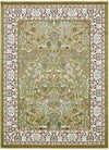 Persian Elegance Collection Area Rug -  Kerman (Green) Rectangle Green Main