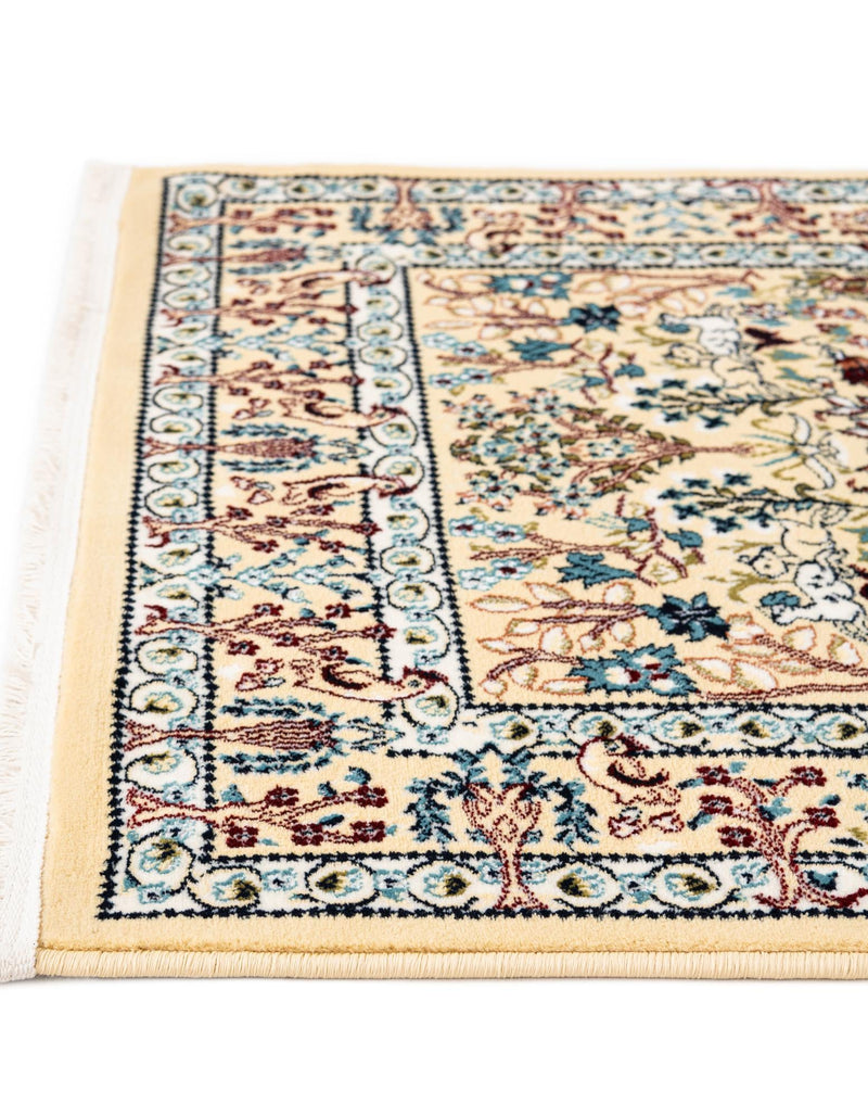 Persian Elegance Collection Area Rug -  Kerman (Beige) Rectangle Beige  lifestyle 15