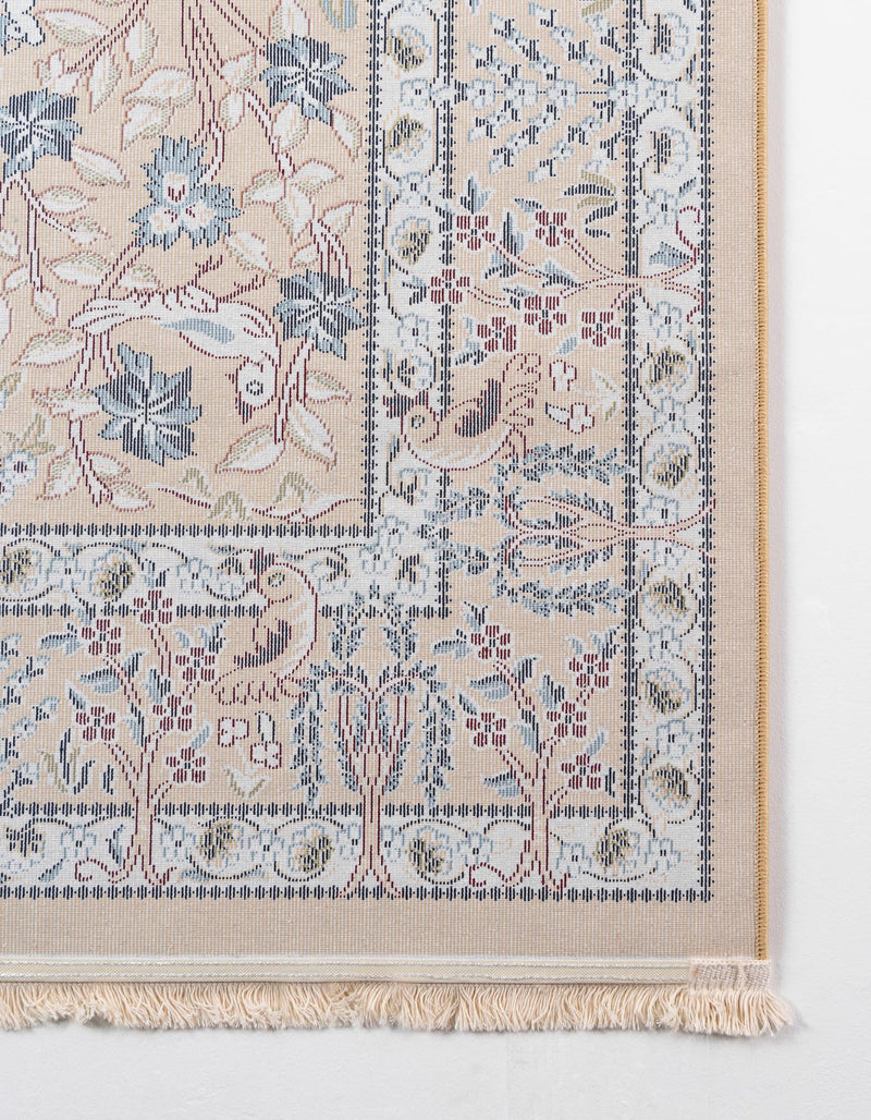 Persian Elegance Collection Area Rug -  Kerman (Beige) Rectangle Beige  lifestyle 16