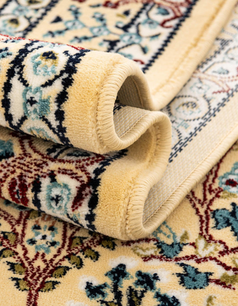 Persian Elegance Collection Area Rug -  Kerman (Beige) Rectangle Beige  lifestyle 21