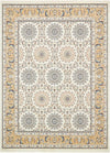 Persian Elegance Collection Area Rug -  Mashhad Rectangle Ivory  lifestyle 4