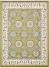 Persian Elegance Collection Area Rug -  Mashhad Rectangle Green  lifestyle 5