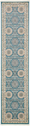 Persian Elegance Collection Area Rug -  Mashhad Runner Blue  lifestyle 68