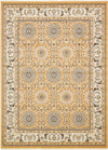 Persian Elegance Collection Area Rug -  Mashhad Rectangle Beige  lifestyle 6