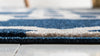 Lattice Gardens Collection Area Rug -  Greenhedge Rectangle Navy Blue  lifestyle 12
