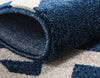 Lattice Gardens Collection Area Rug -  Greenhedge Rectangle Navy Blue  lifestyle 18