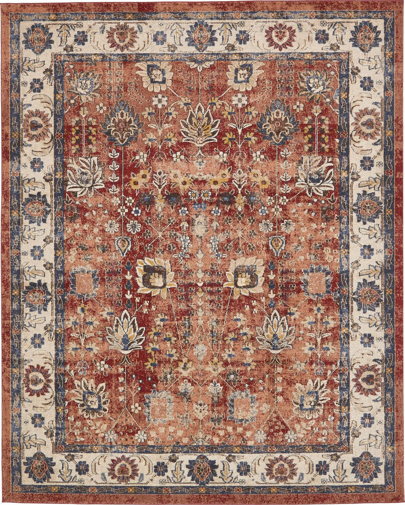 Eden Oasis Collection Area Rug -  Haven Rectangle Terracotta Main