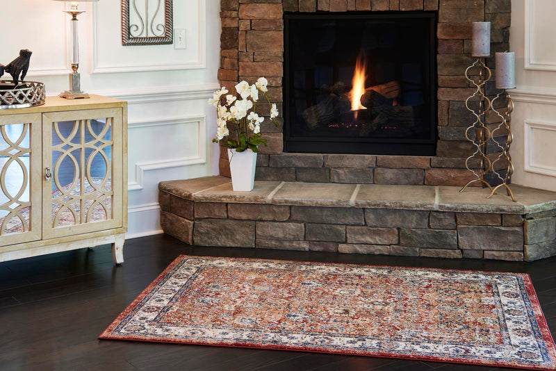 Eden Oasis Collection Area Rug -  Haven Rectangle Terracotta  lifestyle 9