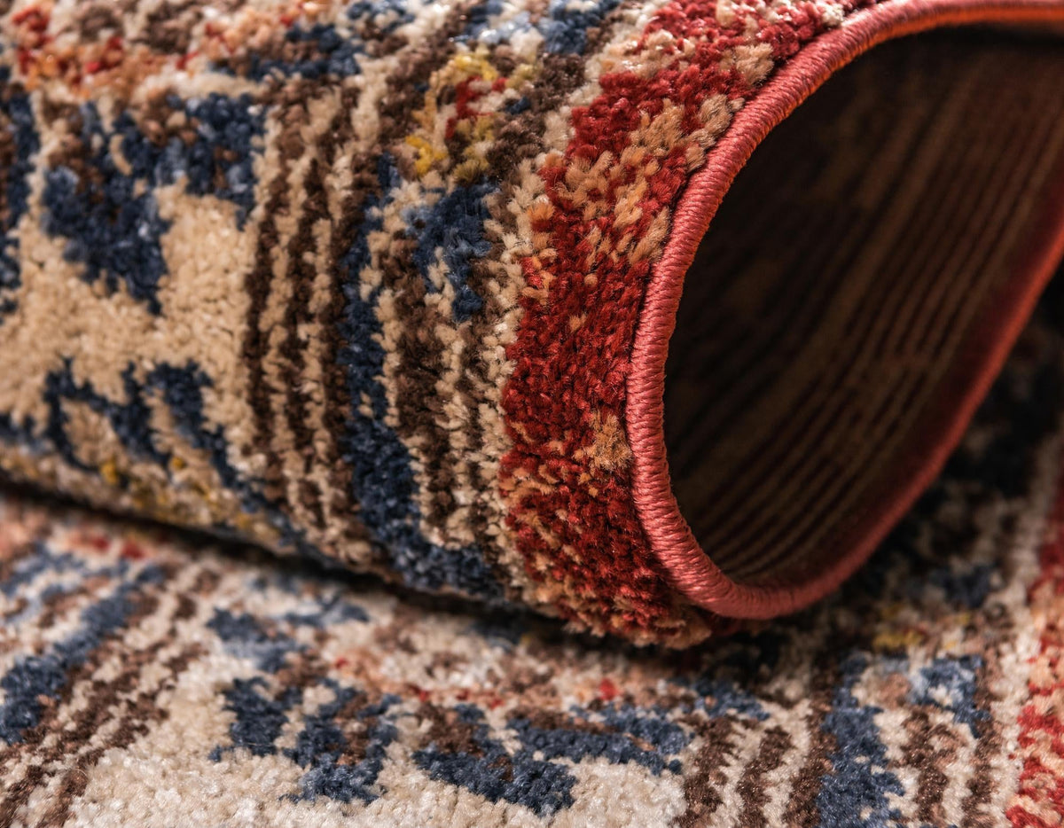 Eden Oasis Collection Area Rug -  Haven Round Terracotta  lifestyle 143