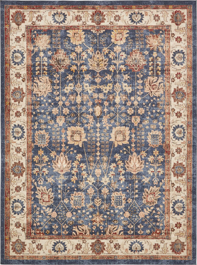 Eden Oasis Collection Area Rug -  Haven Rectangle Light Blue  lifestyle 2