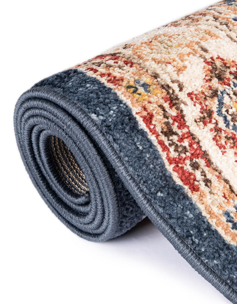 Eden Oasis Collection Area Rug -  Haven Rectangle Light Blue  lifestyle 28