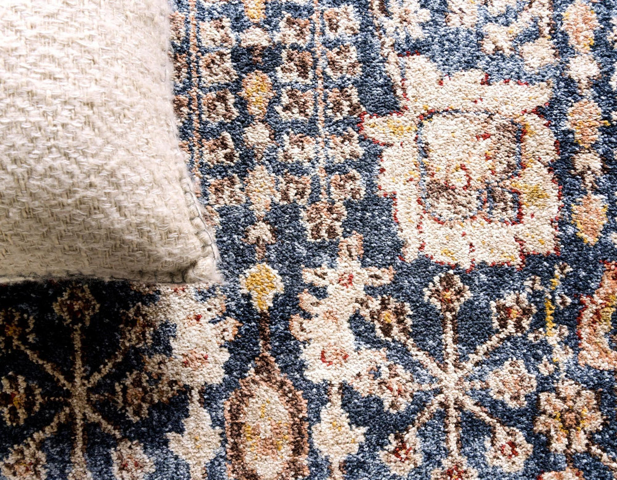 Eden Oasis Collection Area Rug -  Haven Round Light Blue  lifestyle 142