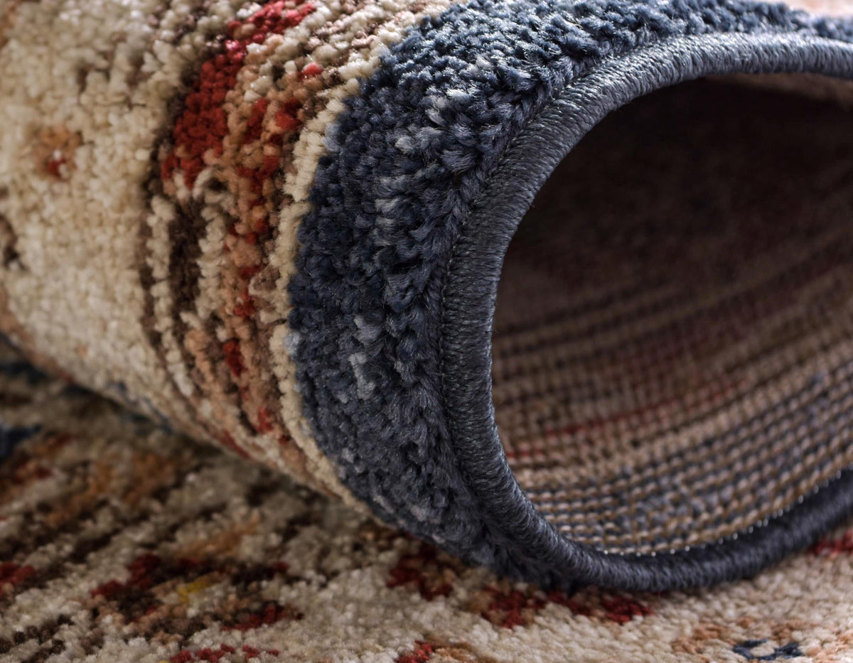 Eden Oasis Collection Area Rug -  Haven Round Light Blue  lifestyle 144