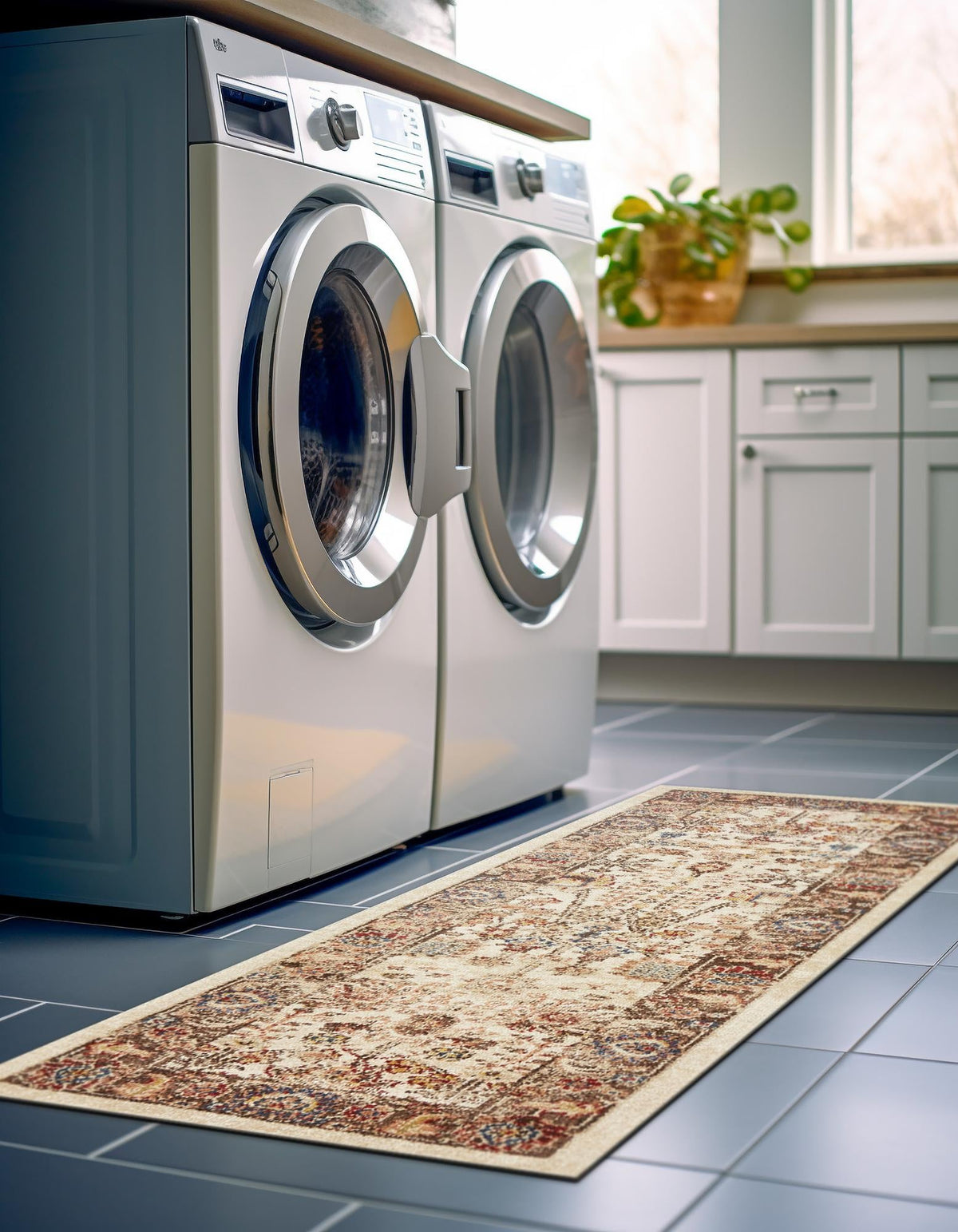 Eden Oasis Collection Area Rug -  Haven Runner Beige  lifestyle 92
