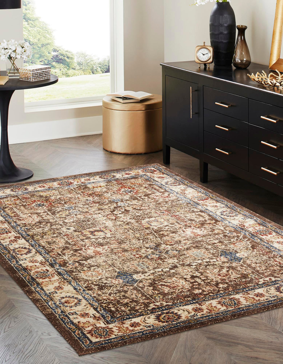 Eden Oasis Collection Area Rug -  Haven Rectangular Light Brown  lifestyle 84
