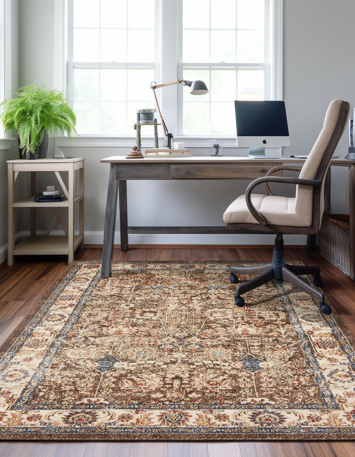 Eden Oasis Collection Area Rug -  Haven Rectangular Light Brown  lifestyle 93