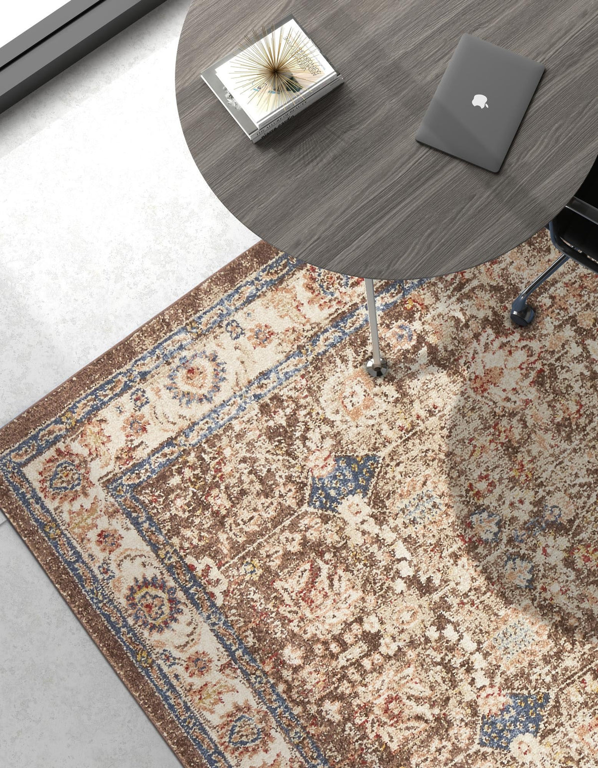 Eden Oasis Collection Area Rug -  Haven Rectangular Light Brown  lifestyle 143