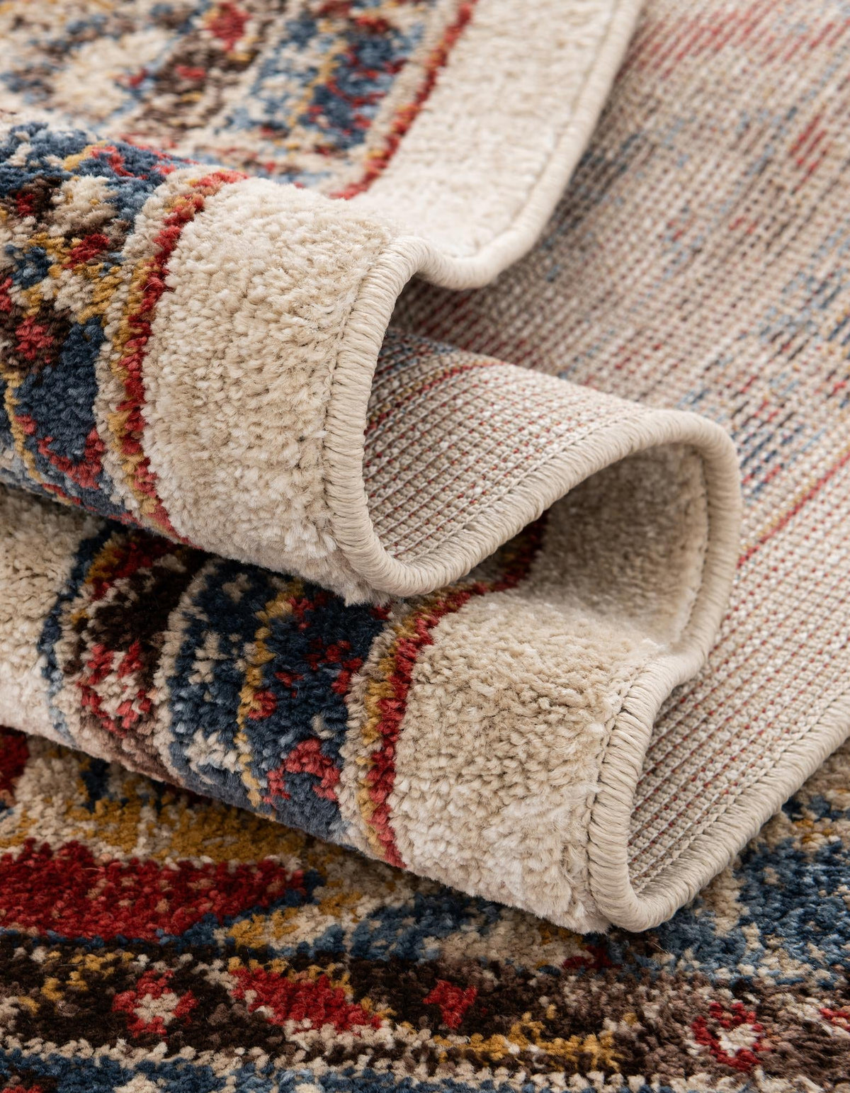 Eden Oasis Collection Area Rug -  Tranquility (Cream) Rectangle Cream  lifestyle 20