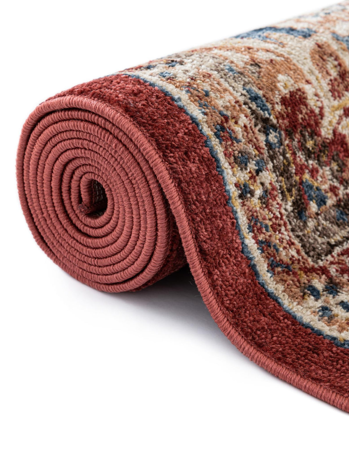 Eden Oasis Collection Area Rug -  Tranquility (Burgundy) Rectangle Burgundy  lifestyle 14