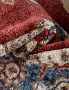 Eden Oasis Collection Area Rug -  Tranquility (Burgundy) Rectangle Burgundy  lifestyle 16